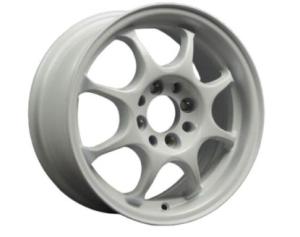 k*様 ホワイト 軽自動車 5ドア アルミホイール N-BOX等 KOSEI リテラシー TS-01R 14インチ 4.5J 4H100 +43